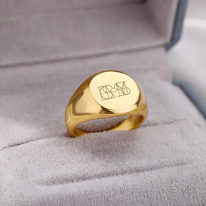 Symbol Engraved Ring