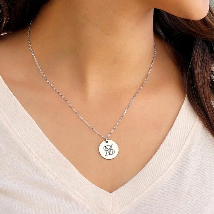 Symbol Engraved Necklace - Image 2