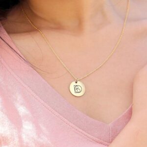 Symbol Engraved Necklace