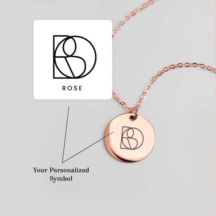Symbol Engraved Necklace - Image 3